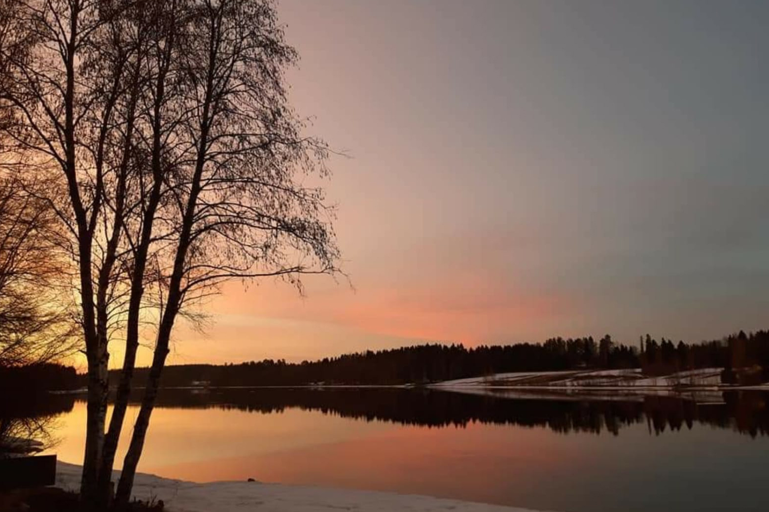 Oulujoen maisemaa Pikkaralassa