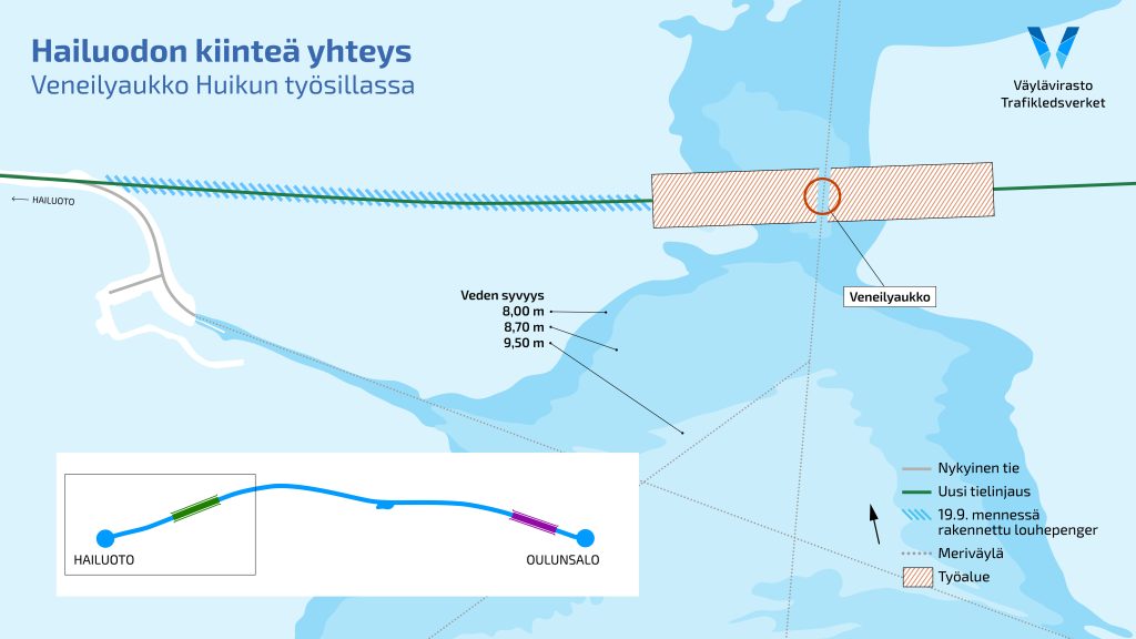 karttakuva vesialueesta